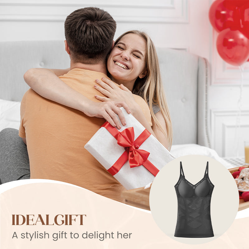 🌸LETZTER TAG DES SONDERANGEBOTS – 50 % RABATT💕Nahtloses, formendes Unterhemd für Damen mit integriertem BH
