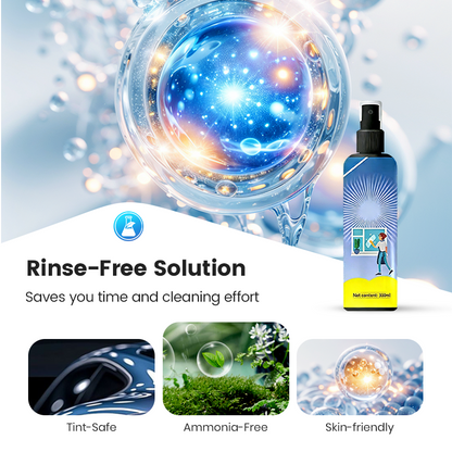 Multifunktionales, leistungsstarkes Glasreinigungsspray