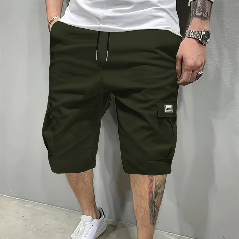 Leichte Cargoshorts – Atmungsaktives Material, knielang. Sichere Taschen für Handy und Schlüssel. Bequem den ganzen Tag. ✅☀️