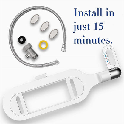 🚽 60% RABATT! 🚿 Nichtelektrischer Bidet-Aufsatz mit Doppeldüse – Hygienische Selbstreinigung, Einfache Installation & Wasserdruck-Kontrolle ✨
