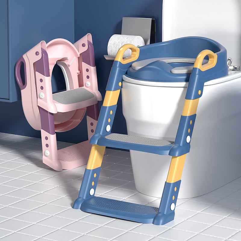 Toilettensitz für das Töpfchentraining mit Trittleiter für Kinder (50 % Rabatt)
