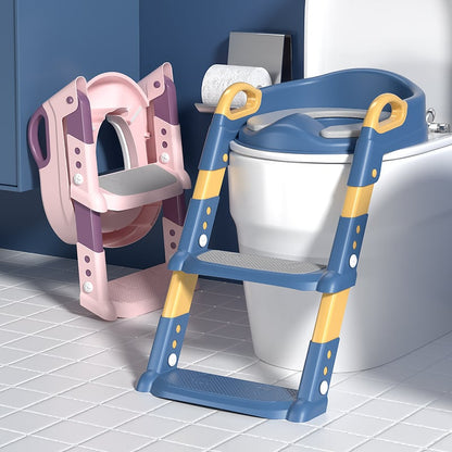 Toilettensitz für das Töpfchentraining mit Trittleiter für Kinder (50 % Rabatt)