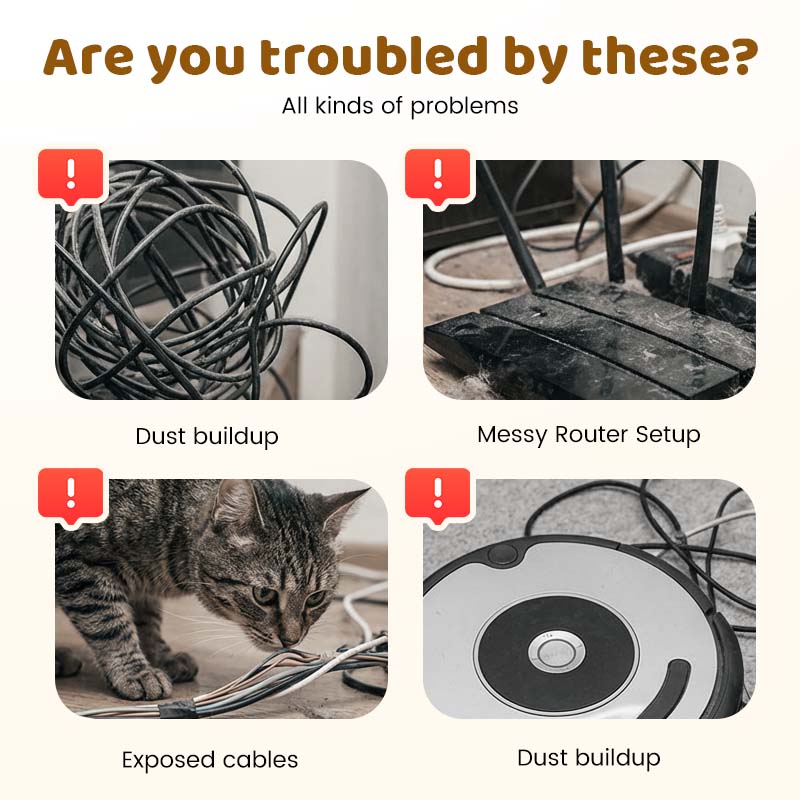 Aufbewahrungsbox für Wand-WLAN-Router