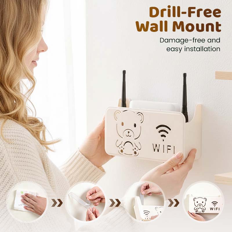 Aufbewahrungsbox für Wand-WLAN-Router