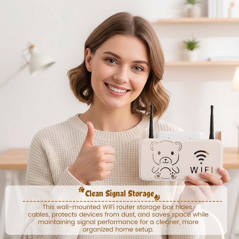 Aufbewahrungsbox für Wand-WLAN-Router