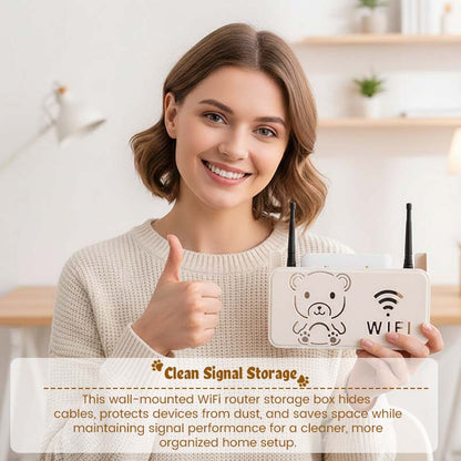 Aufbewahrungsbox für Wand-WLAN-Router