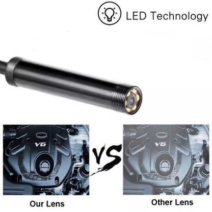Wasserdichte USB-Endoskopkamera mit LED – IP67 | 5.5mm/7mm | 1-10m
