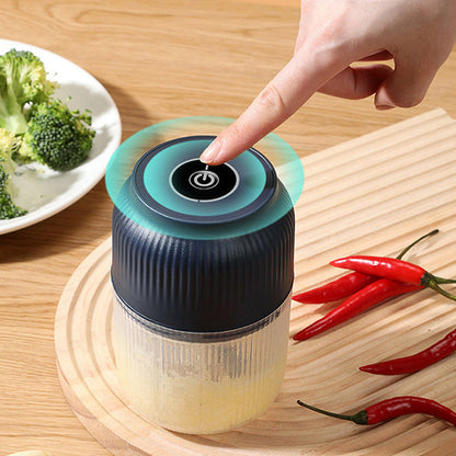 Kabelloser elektrischer Knoblauchzerkleinerer und -wolf