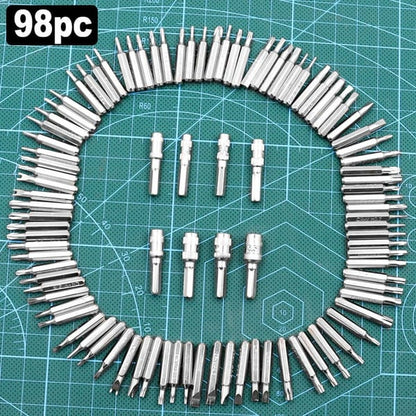 🧰 50% RABATT! 🔩 Magnetischer Schraubendreher-Bits-Satz 115-tlg – Maximale Vielseitigkeit, gehärtete Spitzen & Tragekoffer 🧲