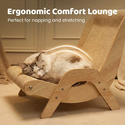 🐱 ✨ 2-in-1-Kratzbaum aus Sisal – Neuheit 2026 – Platzsparend, Langlebig & Perfekt zum Krallenwetzen 🏠