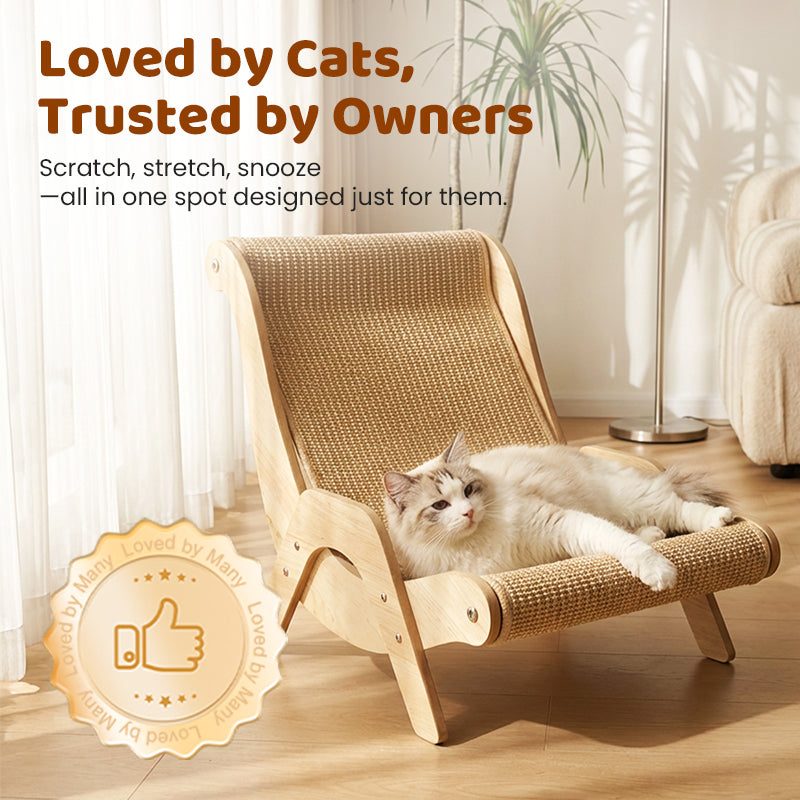 🐱 ✨ 2-in-1-Kratzbaum aus Sisal – Neuheit 2026 – Platzsparend, Langlebig & Perfekt zum Krallenwetzen 🏠
