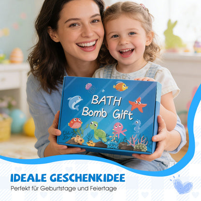 📢50 %  RABATT !!🔥12-teiliges Badebomben-Geschenkset für Kinder
