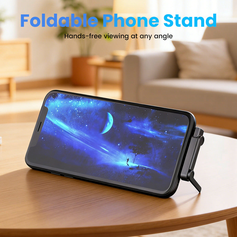 Schnellladeadapter mit 360° faltbarem Telefonständer