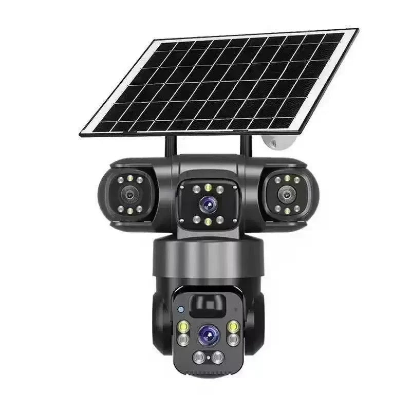 🥳HEISSER SALE 2026🥳💞50.000+ VERKAUFT!👵❤️  Solarbetriebene Mehrwinkel-Überwachungskamera