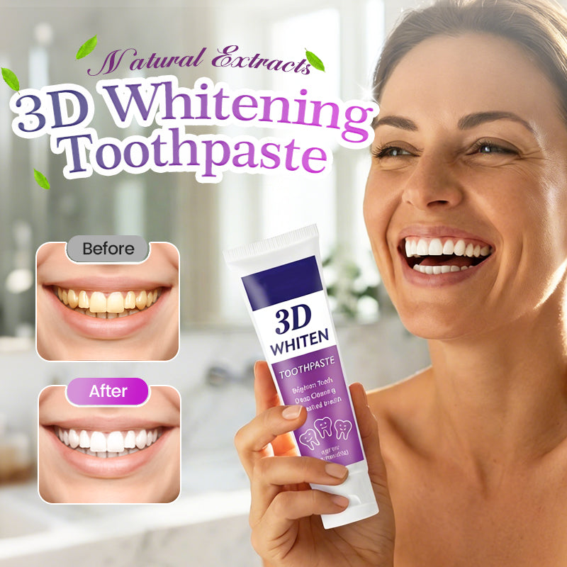 🥳HEISSER SALE 2026🥳💞50.000+ VERKAUFT!👵❤️ 50 % RABATT!  3D-Zahnpasta zur Zahnaufhellung mit natürlichen Extrakten