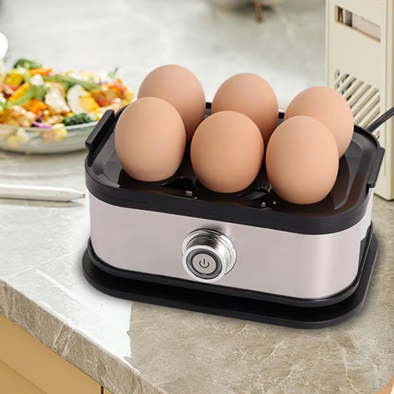 🥚 🍳 Multifunktionaler Eierdampfer mit transparentem Deckel – Kochen, Pochieren oder Omelett, automatische Abschaltung und kompaktes Design ✨