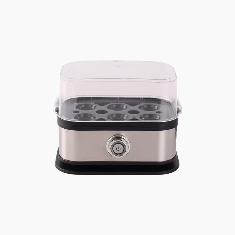🥚 🍳 Multifunktionaler Eierdampfer mit transparentem Deckel – Kochen, Pochieren oder Omelett, automatische Abschaltung und kompaktes Design ✨