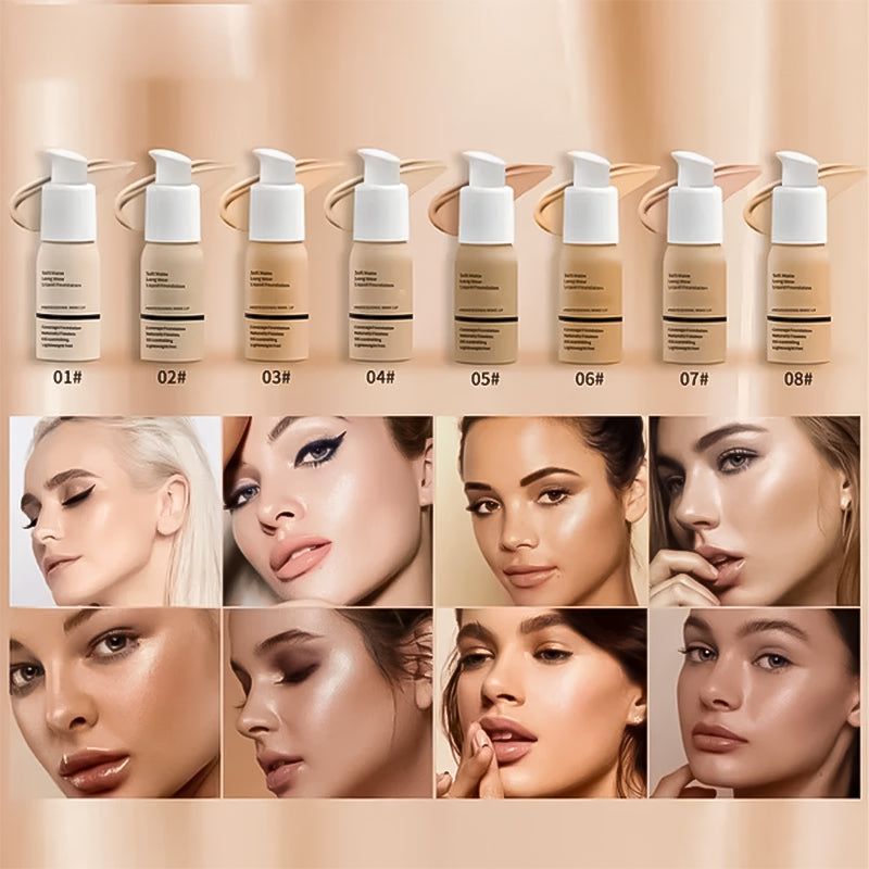🌹Kaufen Sie 2 und erhalten Sie 1 gratis – 🔥Soft Matte Liquid Foundation