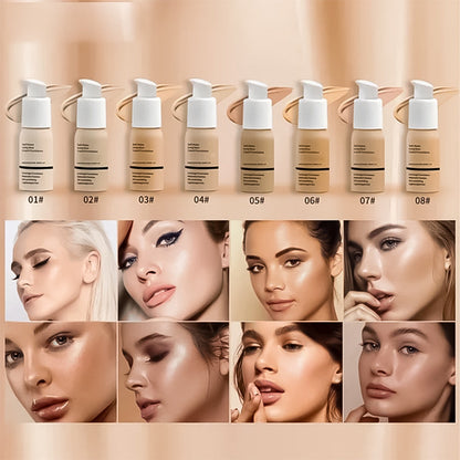 🌹Kaufen Sie 2 und erhalten Sie 1 gratis – 🔥Soft Matte Liquid Foundation