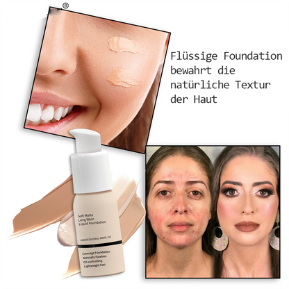 🌹Kaufen Sie 2 und erhalten Sie 1 gratis – 🔥Soft Matte Liquid Foundation
