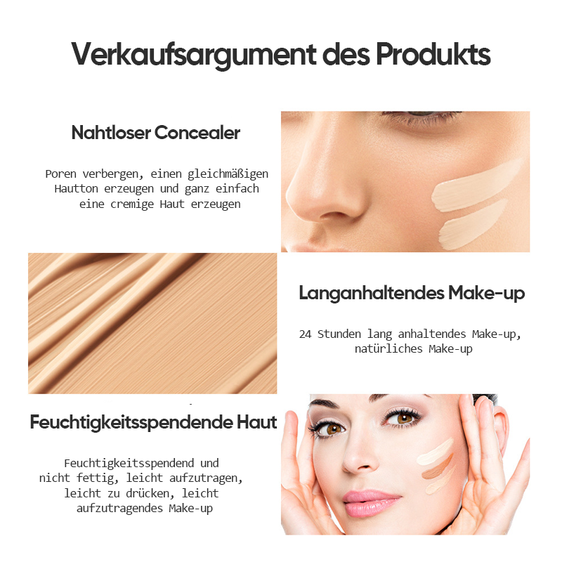 🌹Kaufen Sie 2 und erhalten Sie 1 gratis – 🔥Soft Matte Liquid Foundation