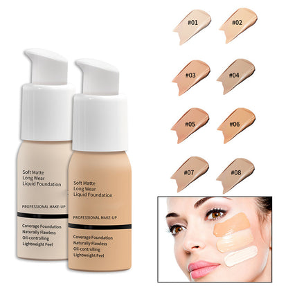 🌹Kaufen Sie 2 und erhalten Sie 1 gratis – 🔥Soft Matte Liquid Foundation