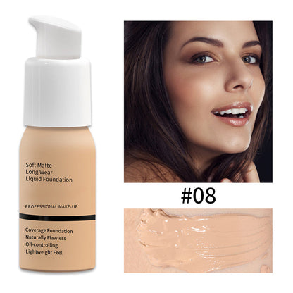 🌹Kaufen Sie 2 und erhalten Sie 1 gratis – 🔥Soft Matte Liquid Foundation