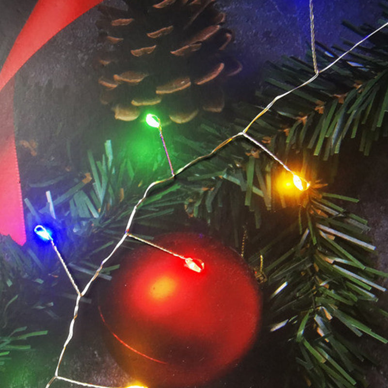 Weihnachten-Lichterkette für Fensterdekoration