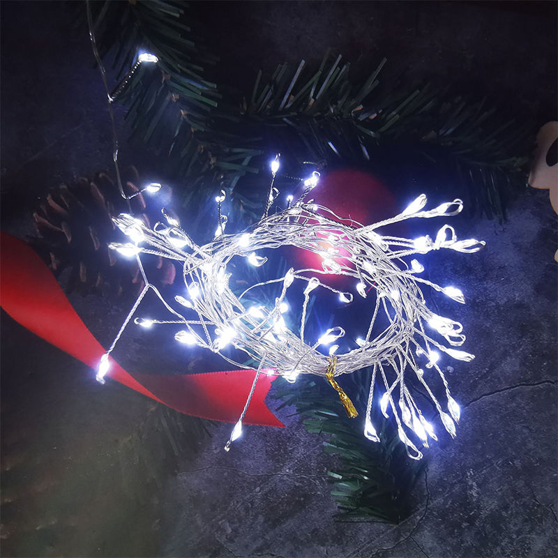 Weihnachten-Lichterkette für Fensterdekoration