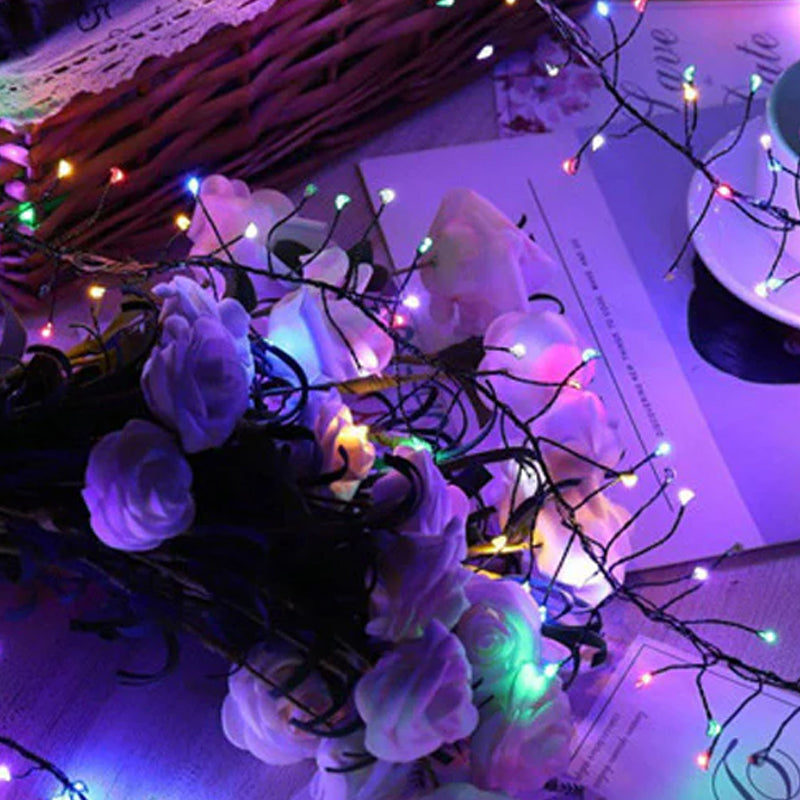 Weihnachten-Lichterkette für Fensterdekoration