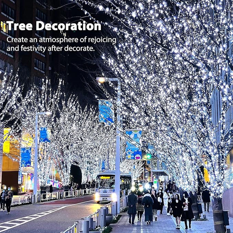 Weihnachten-Lichterkette für Fensterdekoration
