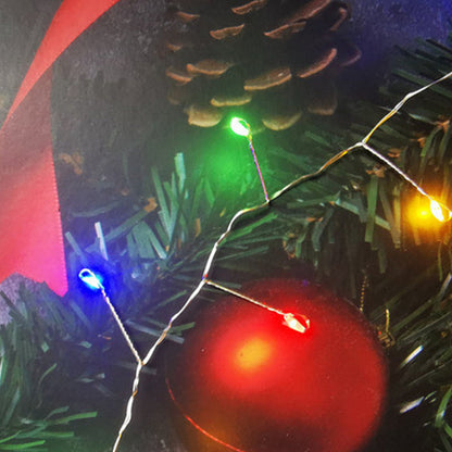Weihnachten-Lichterkette für Fensterdekoration