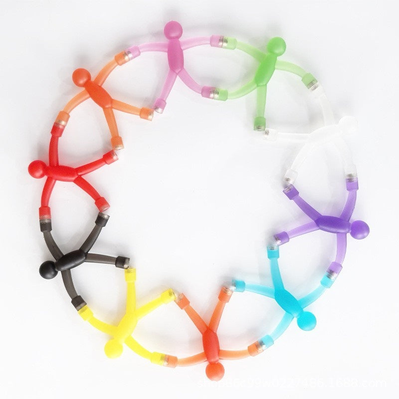 ✨ Magnetische Puppen – Flexible Stressabbau-Magnete, perfekt für Zuhause und Büro! ✨