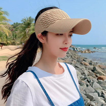 🧢☀️ Blitzangebot: 50 % Rabatt! Atmungsaktive Damen-Mesh-Kappe mit Schirm – Breiter 10-cm-Schirm, UV-Schutz, 6 Farben, Leichtgewicht (80 g), Tennis, Strand, Sport ✨