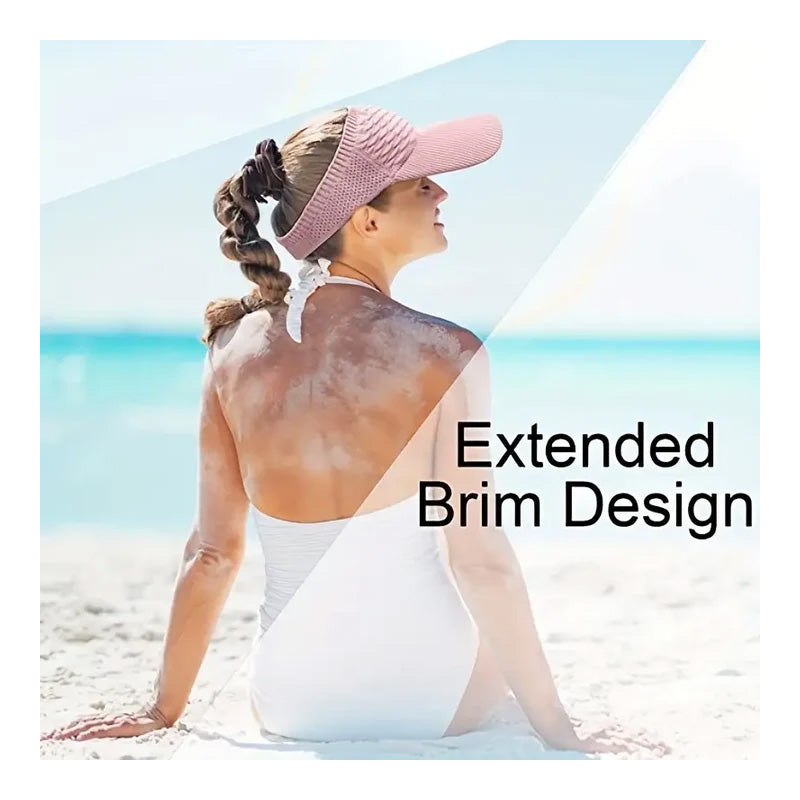 🧢☀️ Blitzangebot: 50 % Rabatt! Atmungsaktive Damen-Mesh-Kappe mit Schirm – Breiter 10-cm-Schirm, UV-Schutz, 6 Farben, Leichtgewicht (80 g), Tennis, Strand, Sport ✨