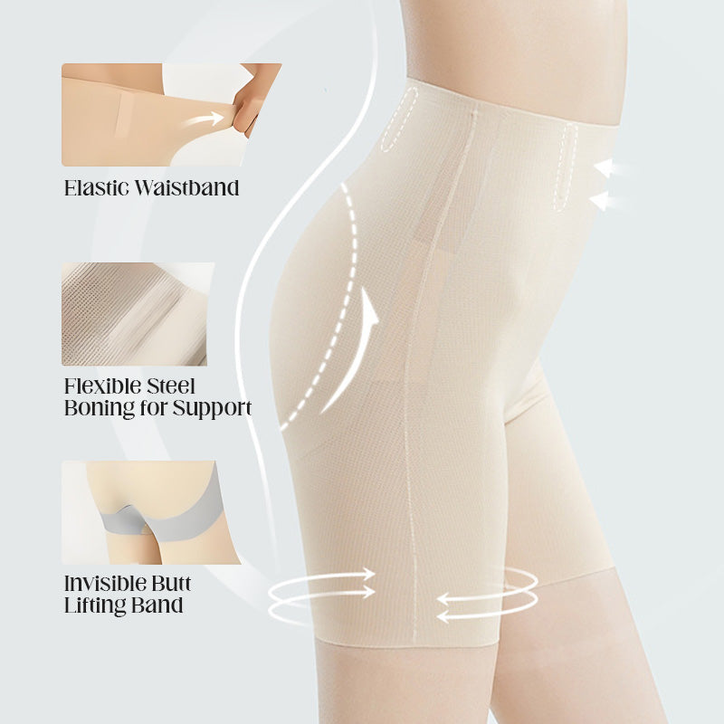 Bauchkontrollierende Po-Lifting-Shapewear-Shorts