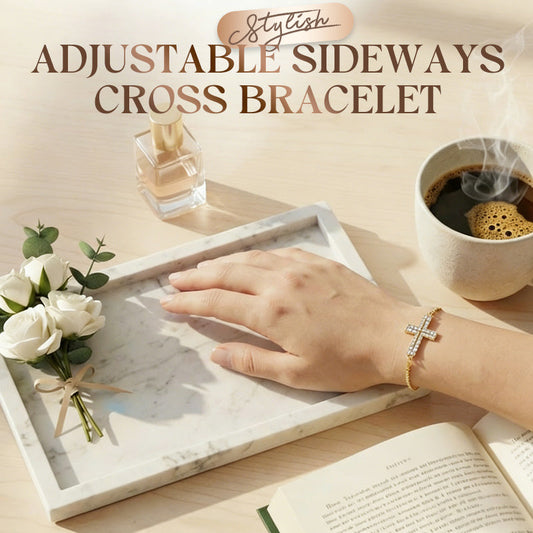 Stilvolles, seitlich verstellbares Kreuzarmband