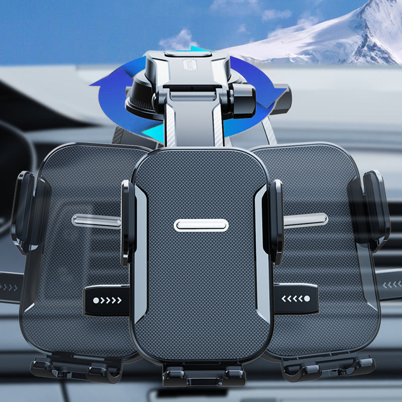 Multifunktionaler Handyhalter fürs Auto mit Saugnapf