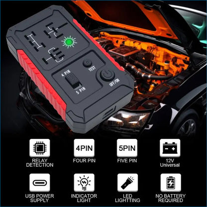 🔥Solange der Vorrat reicht 50 % Rabatt!🎉USB-C Kfz-Relaisprüfer für 4/5-polige Relais
