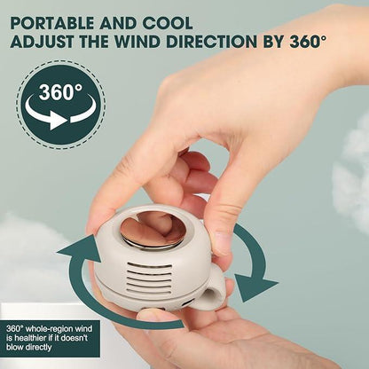 🌀 50% RABATT! ❄️ 360° drehbarer tragbarer Mini-Clip-Ventilator – Starker Luftstrom, wiederaufladbar & perfekt für Kinderwagen, Schreibtisch oder Reisen – leise & freihändig 💨