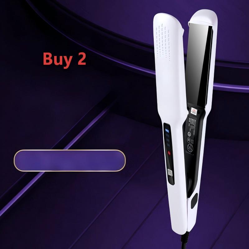 2-in-1 Haarglätter und Lockenstab mit negativer Ionen-Technologie
