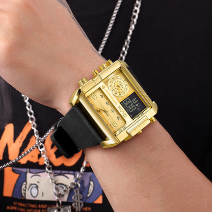 ⌚ 50% Rabatt! ✨Multifunktionale, wasserdichte High-End-Uhr mit großem Zifferblatt