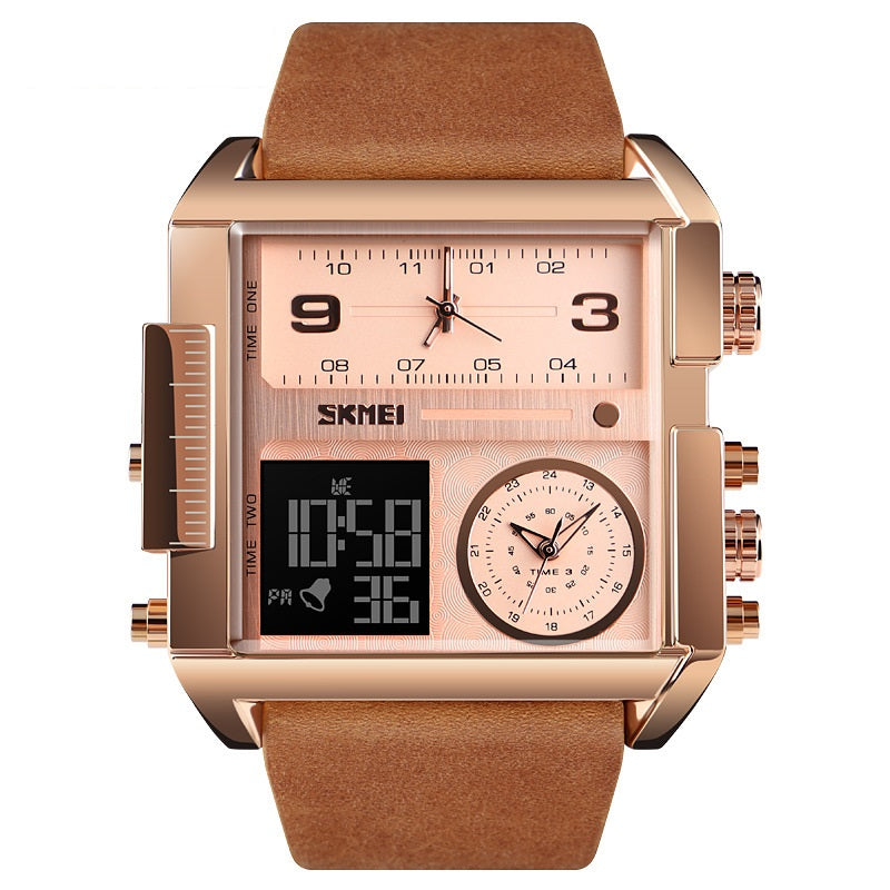 ⌚ 50% Rabatt! ✨Multifunktionale, wasserdichte High-End-Uhr mit großem Zifferblatt