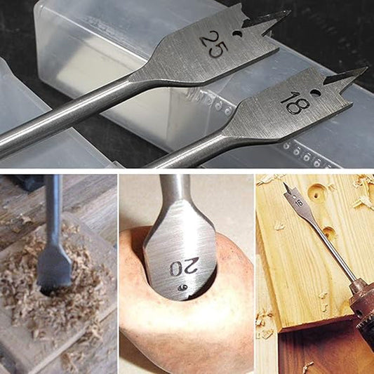 6-teiliges vielseitiges Spatenbohrerset für Holz