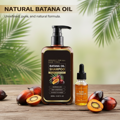 💇♀️ 50 % RABATT – BLITZANGEBOT! ⚡ Batana Oil Nourishing and Smoothing Shampoo – Enthält natürliches Batanaöl, das speziell für Haarwachstum und Feuchtigkeitsversorgung entwickelt wurde und intensive Pflege und Nährstoffe bietet. 🧴