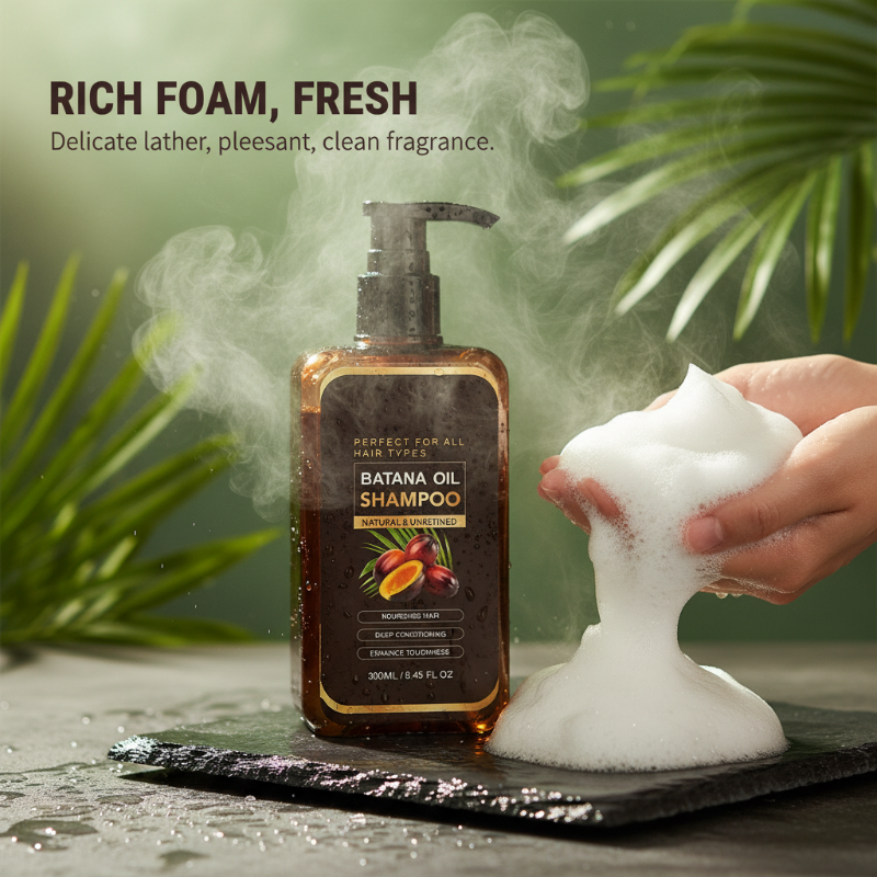 💇♀️ 50 % RABATT – BLITZANGEBOT! ⚡ Batana Oil Nourishing and Smoothing Shampoo – Enthält natürliches Batanaöl, das speziell für Haarwachstum und Feuchtigkeitsversorgung entwickelt wurde und intensive Pflege und Nährstoffe bietet. 🧴