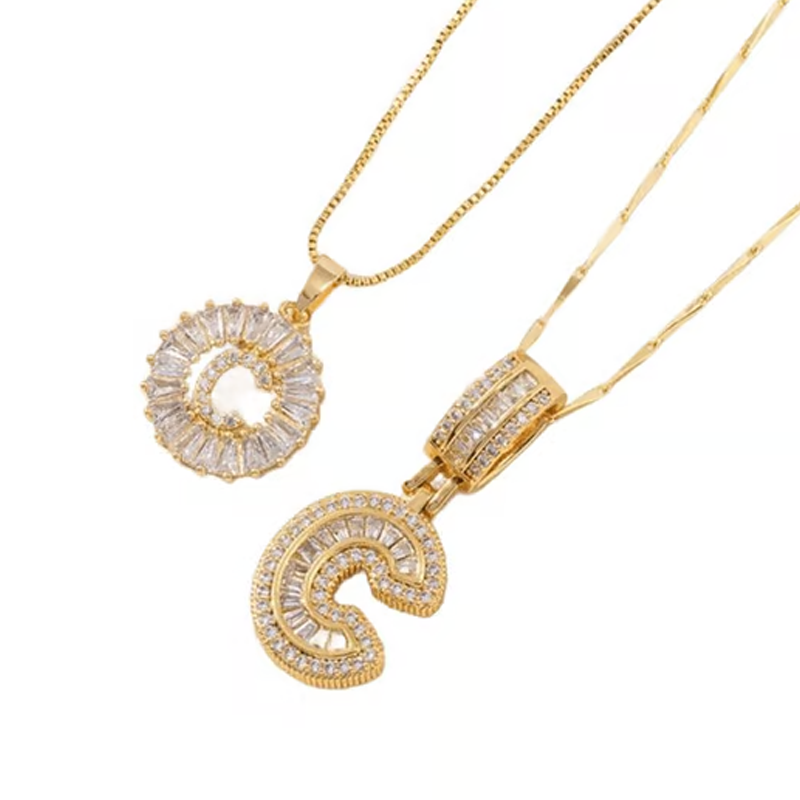 💎 JETZT 50 % RABATT! ✨ Goldene Buchstaben-Anhänger-Halskette – Personalisiertes Design, Anlaufschutz & perfektes Geschenk für jeden Anlass 🎁