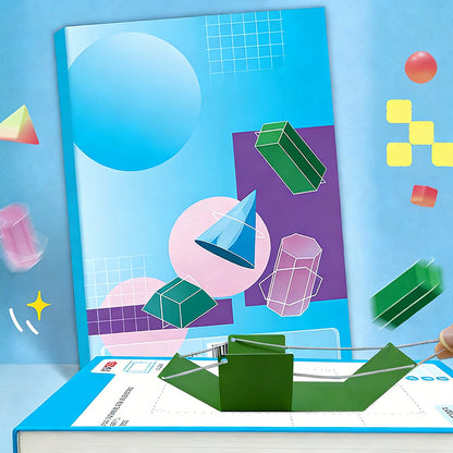 Interaktives 3D-Pop-Up-Geometriebuch für Kinder