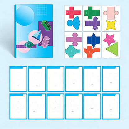Interaktives 3D-Pop-Up-Geometriebuch für Kinder