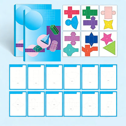 Interaktives 3D-Pop-Up-Geometriebuch für Kinder